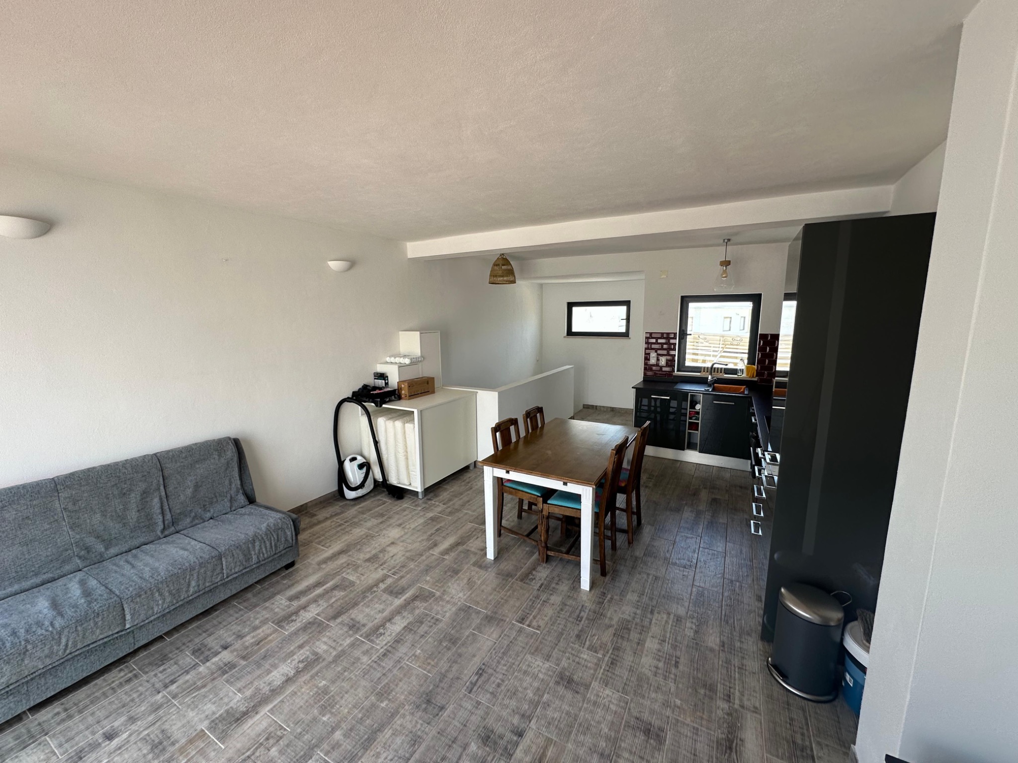 Kitchen and dining area