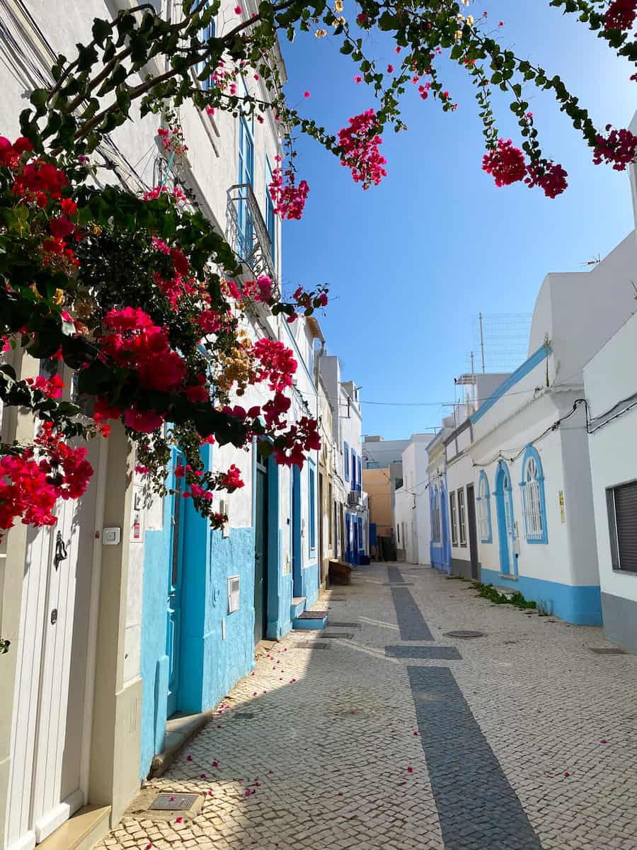 Traditional Olhão street